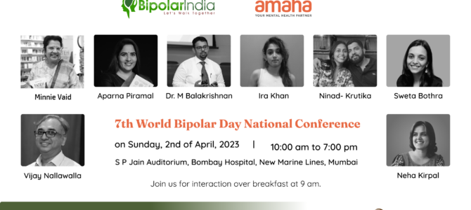 Here Comes Our World Bipolar Day National Conference 2023