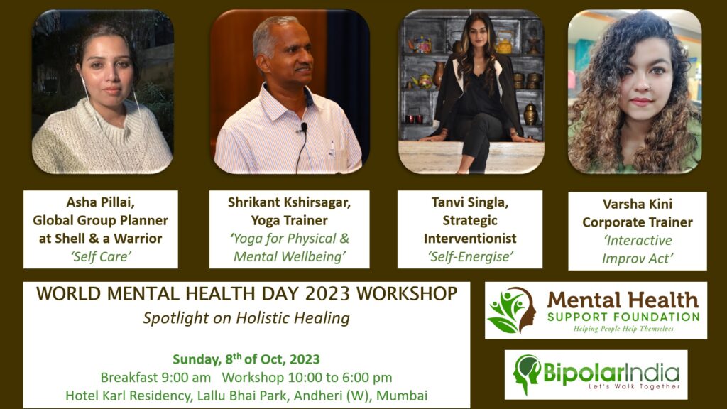 World Mental Health Day 2023 Workshop - BIPOLAR INDIA